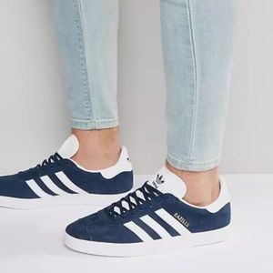 Navy Adidas Gazelle Sneaker